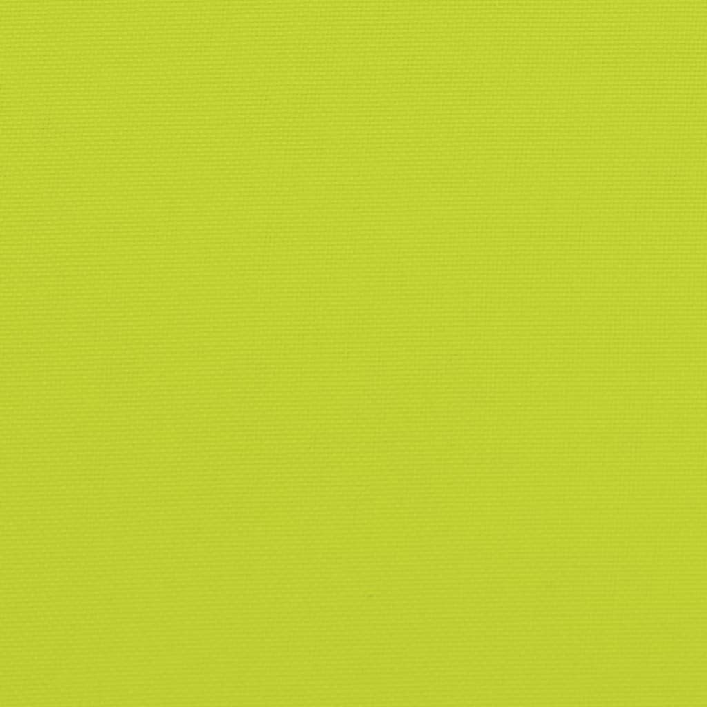 vidaXL Coussin de palette vert vif 120x80x12 cm tissu