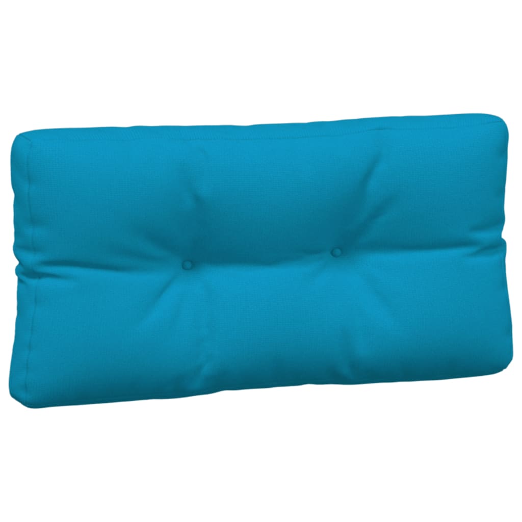 vidaXL Coussins de palette 5 pcs bleu tissu