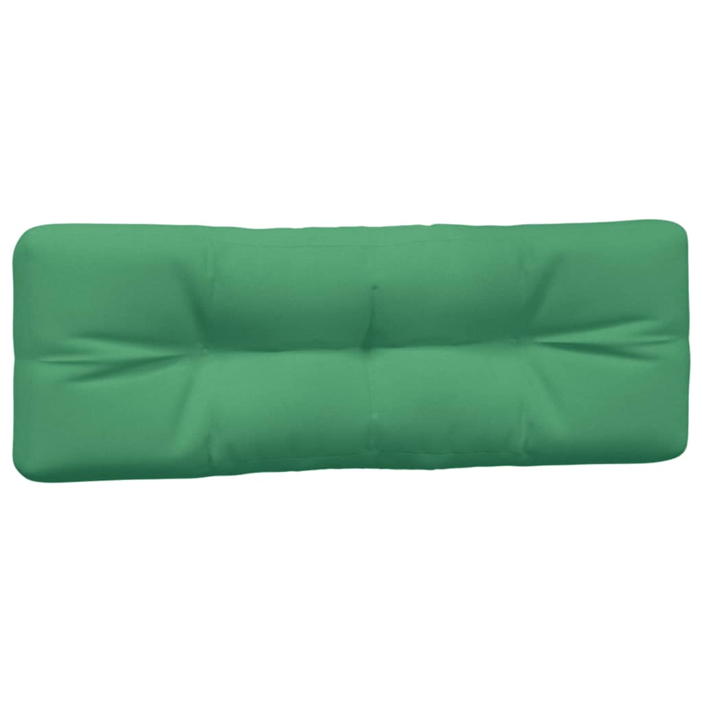 vidaXL Coussins de palette 5 pcs vert tissu