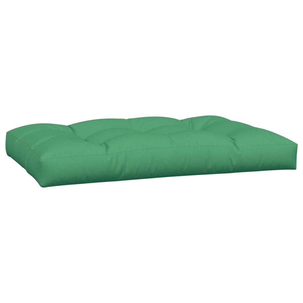 vidaXL Coussins de palette 5 pcs vert tissu