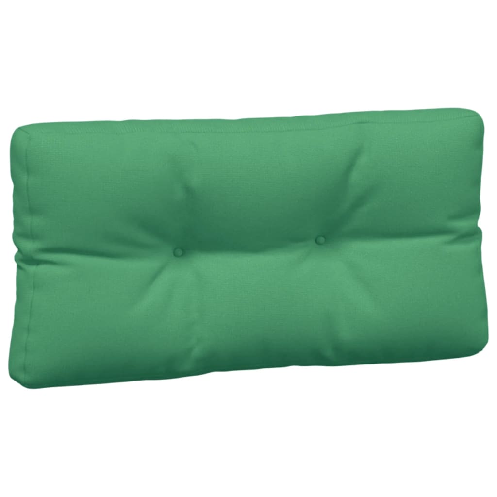 vidaXL Coussins de palette 5 pcs vert tissu