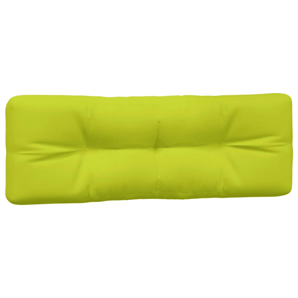 vidaXL Coussins de palette 5 pcs vert vif tissu