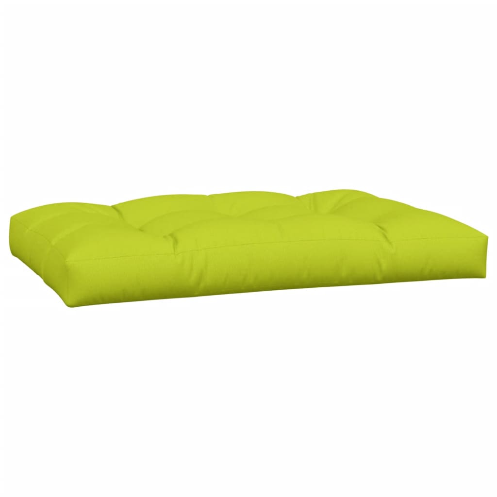 vidaXL Coussins de palette 5 pcs vert vif tissu
