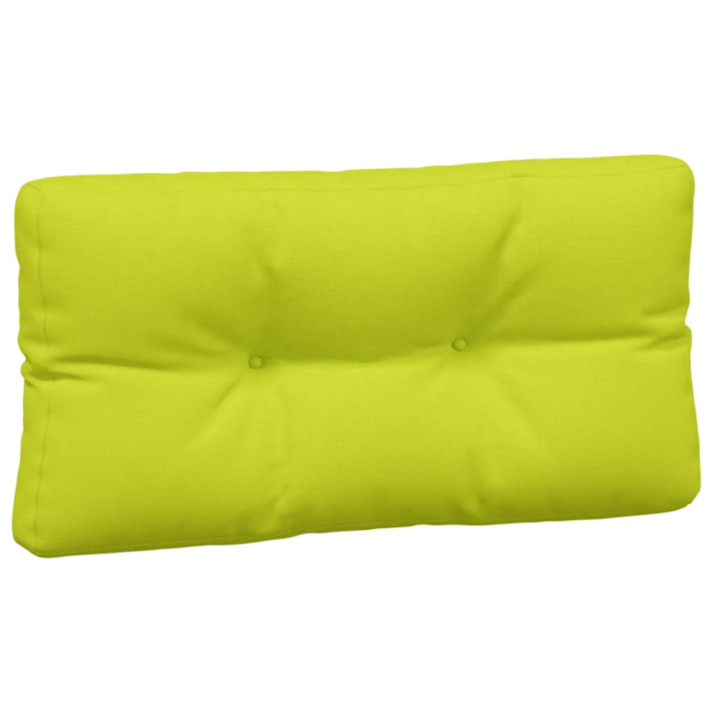 vidaXL Coussins de palette 5 pcs vert vif tissu
