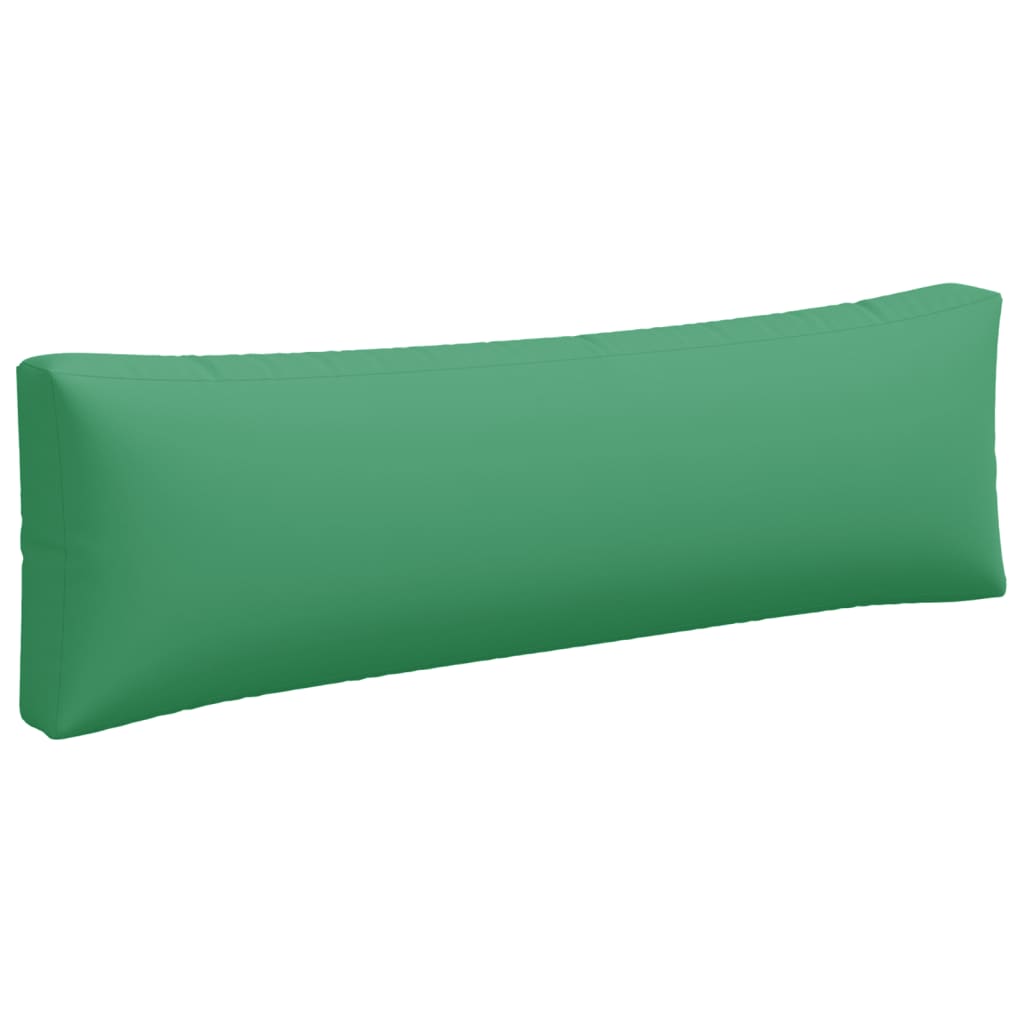 vidaXL Coussins de palette 3 pcs vert tissu