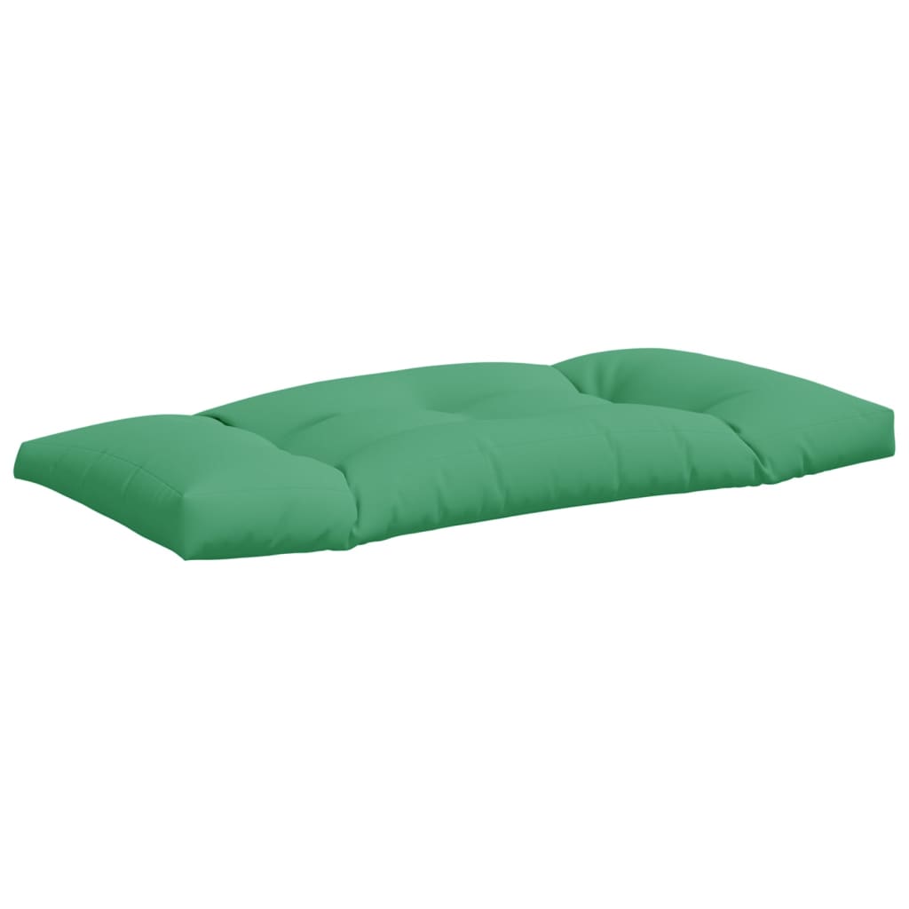 vidaXL Coussins de palette 3 pcs vert tissu