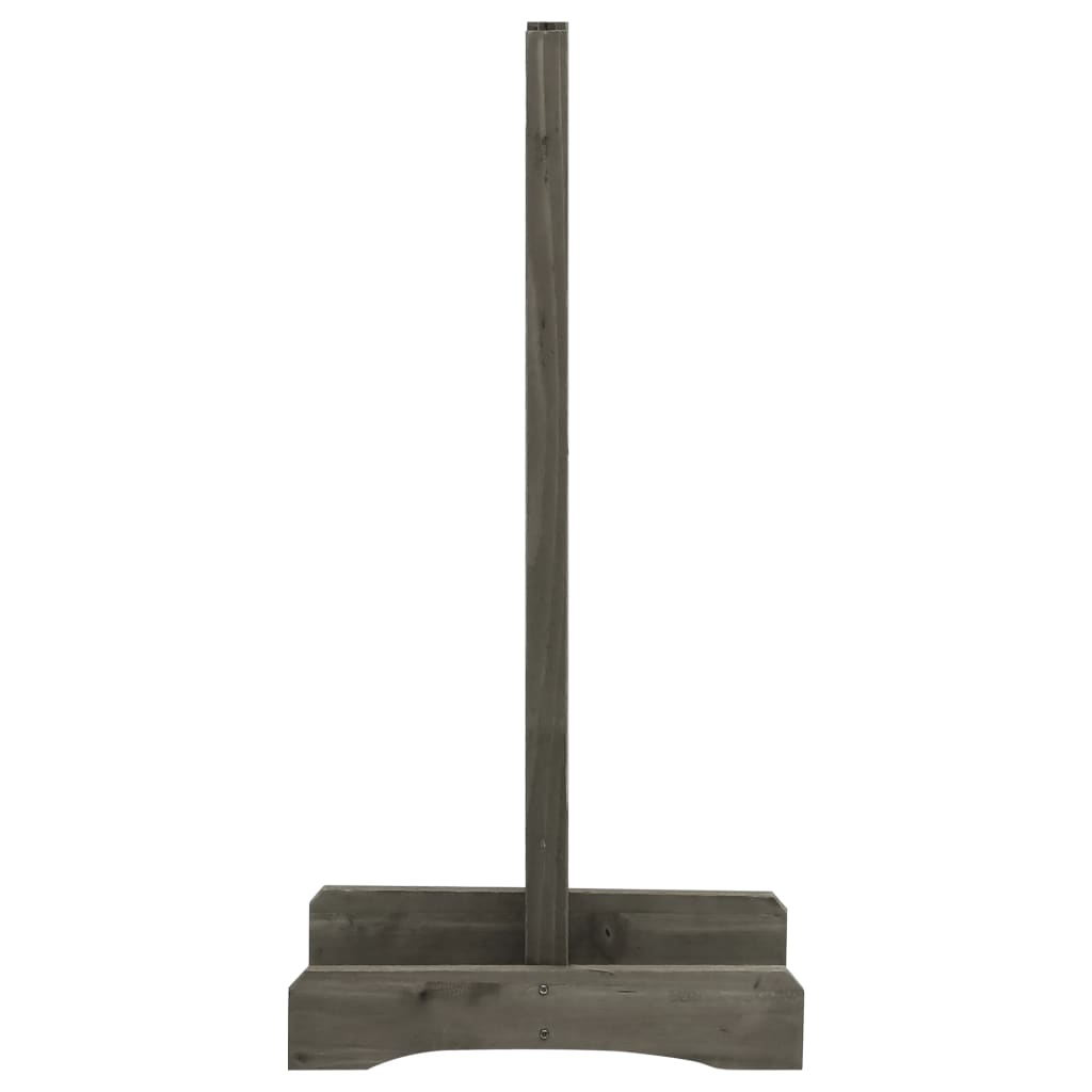 vidaXL Clôture en treillis de jardin Gris 120x60 cm Bois de sapin