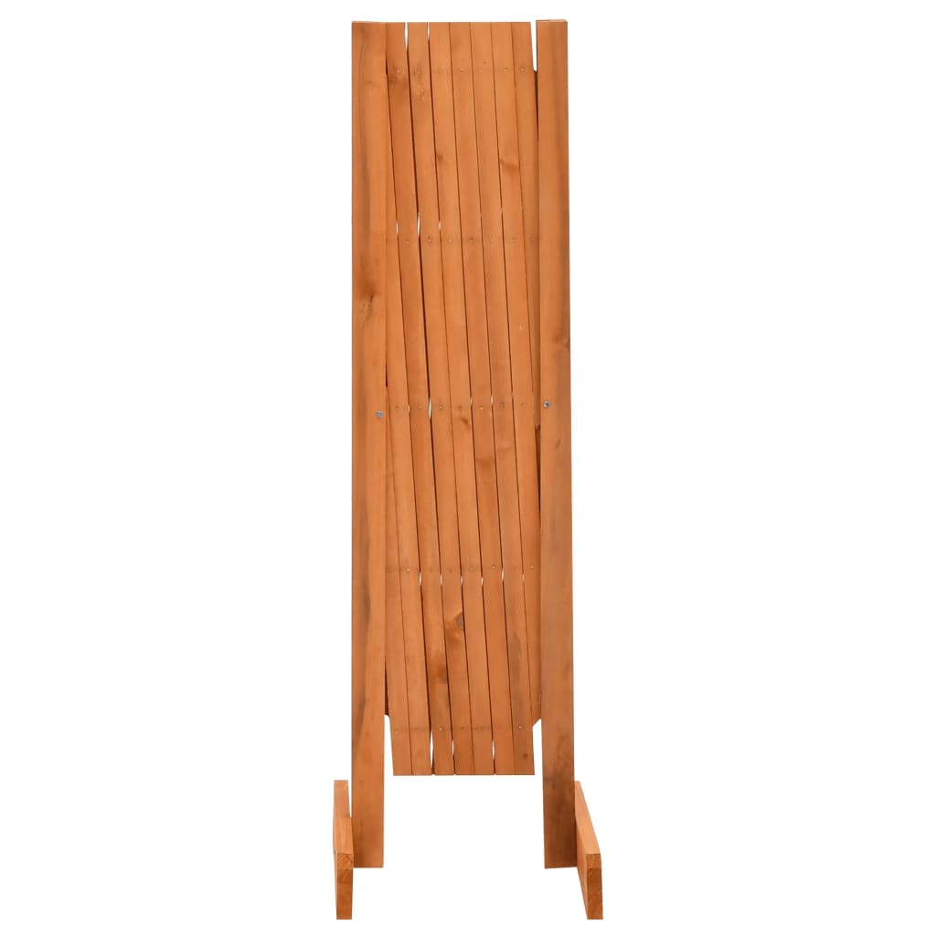 vidaXL Clôture en treillis de jardin Orange 150x80 cm Bois de sapin