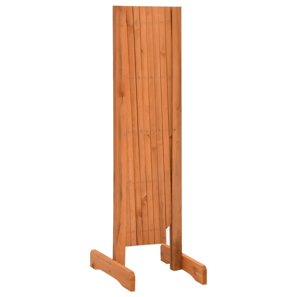 vidaXL Clôture en treillis de jardin Orange 150x80 cm Bois de sapin