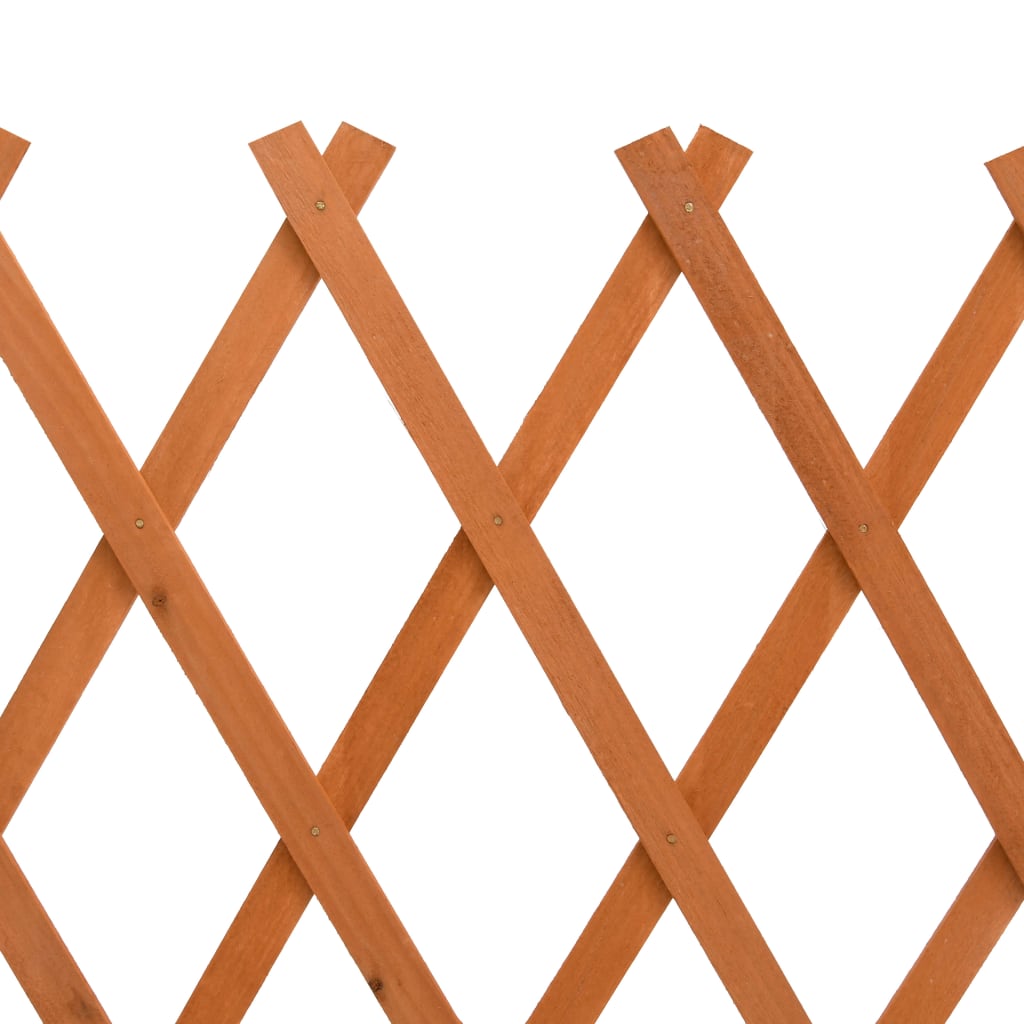 vidaXL Clôture en treillis de jardin Orange 150x80 cm Bois de sapin