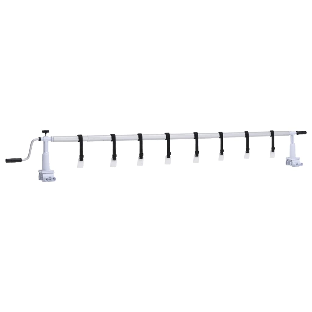 vidaXL Rouleau de couverture de piscine avec base en plastique