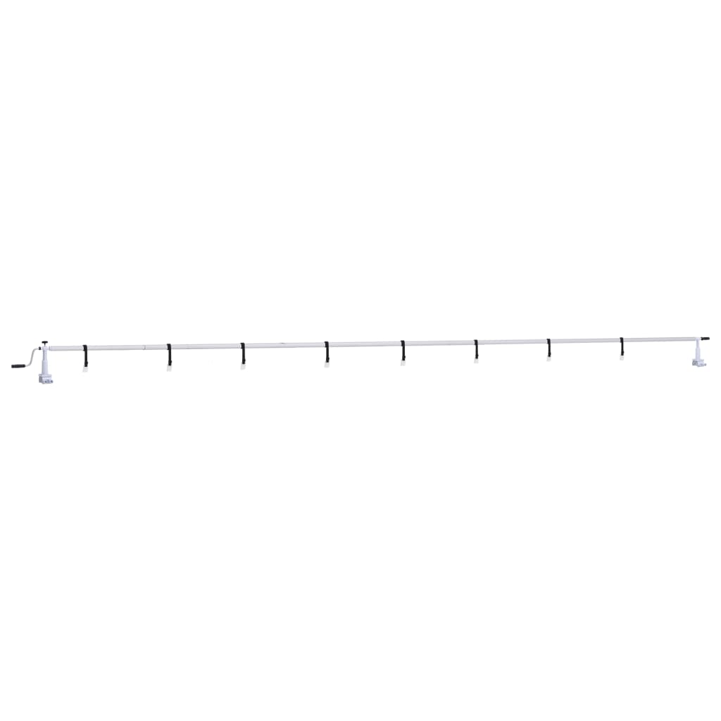 vidaXL Rouleau de couverture de piscine avec base en plastique