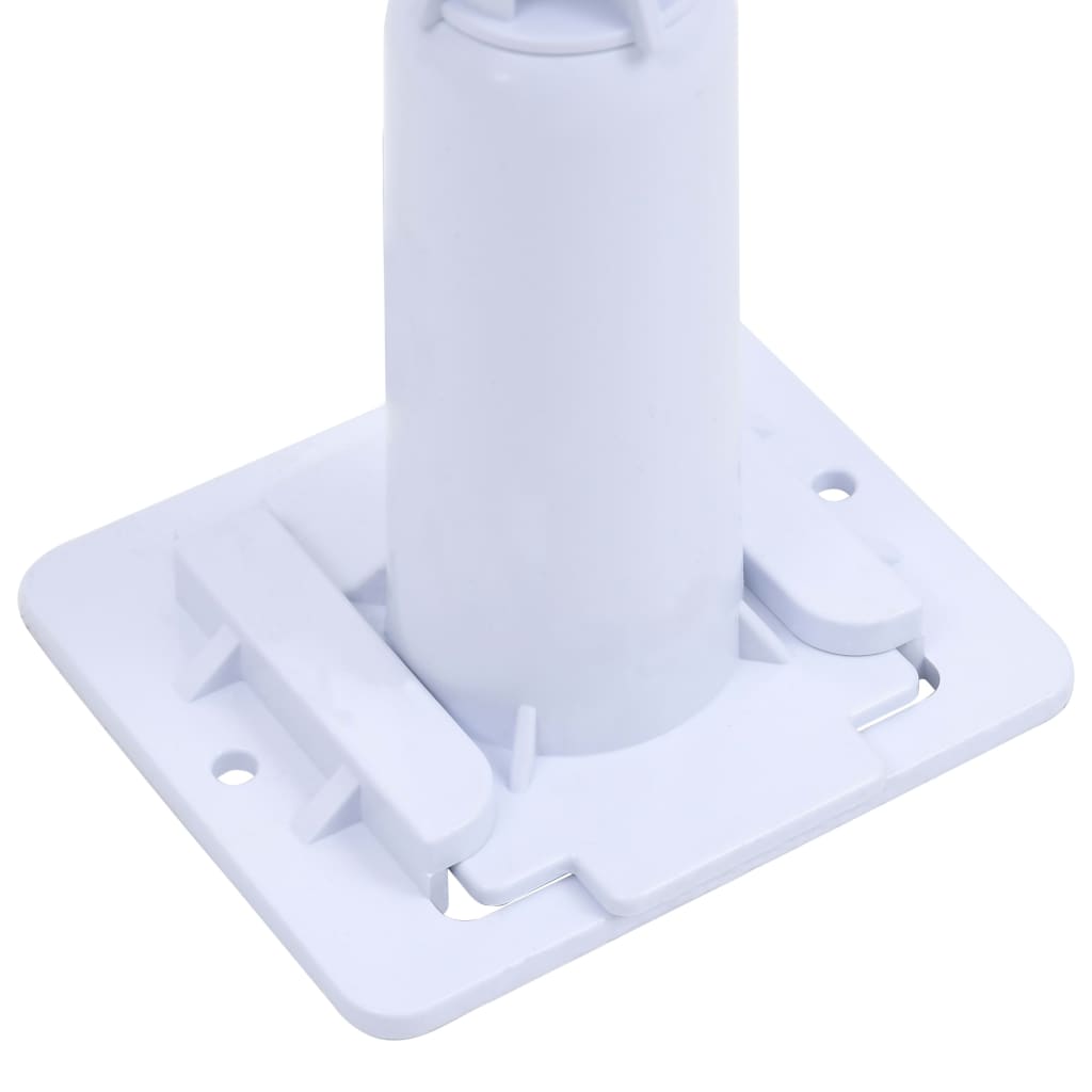 vidaXL Rouleau de couverture de piscine avec base en plastique