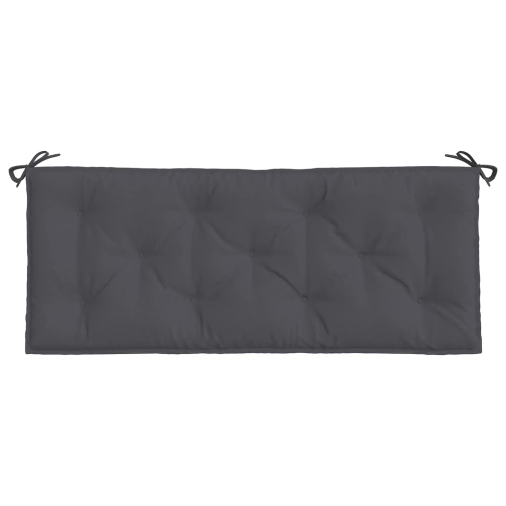 vidaXL Coussins de banc de jardin 2 pcs anthracite tissu Oxford