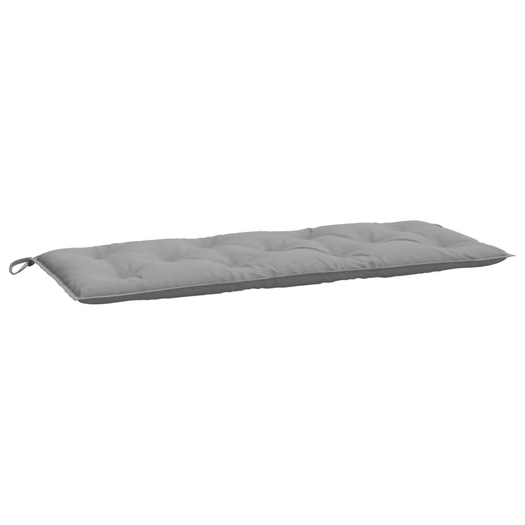 vidaXL Coussins de banc de jardin 2 pcs gris 120x50x7 cm tissu Oxford