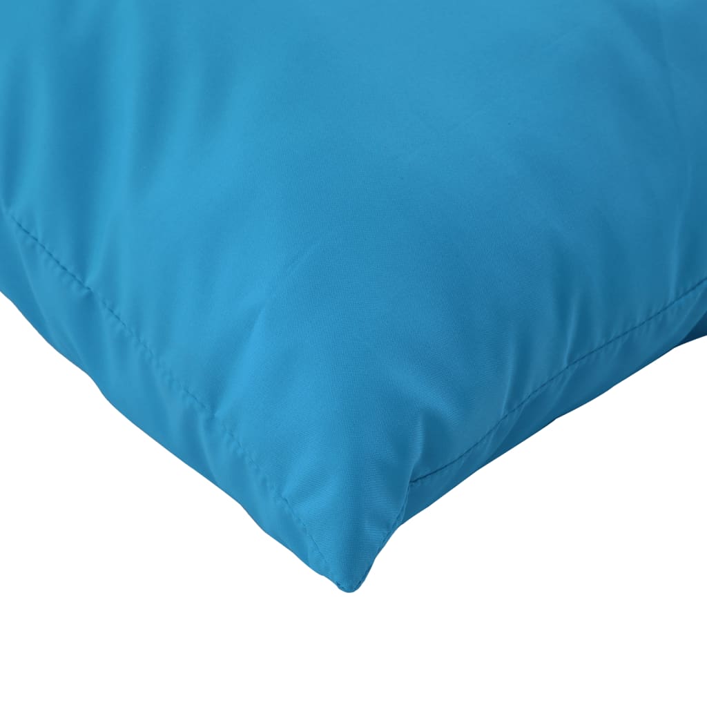 vidaXL Coussins de palette 2 pcs bleu clair tissu oxford