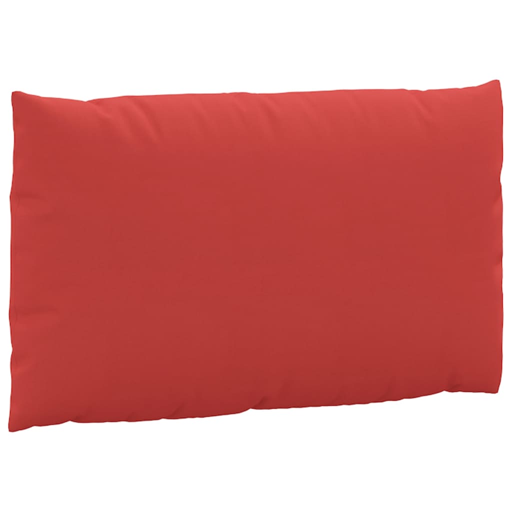 vidaXL Coussins de palette 2 pcs rouge tissu oxford