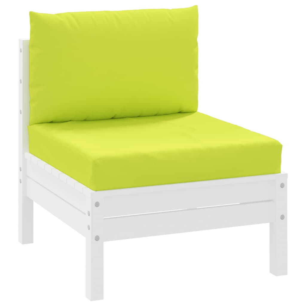 vidaXL Coussins de palette 2 pcs vert vif tissu oxford