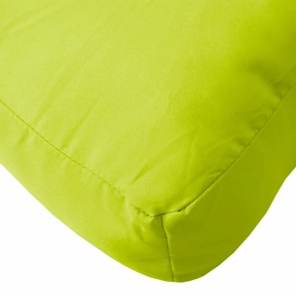 vidaXL Coussins de palette 2 pcs vert vif tissu oxford
