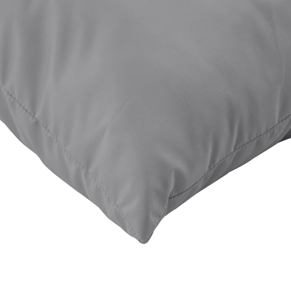 vidaXL Coussins de palette 3 pcs gris tissu oxford