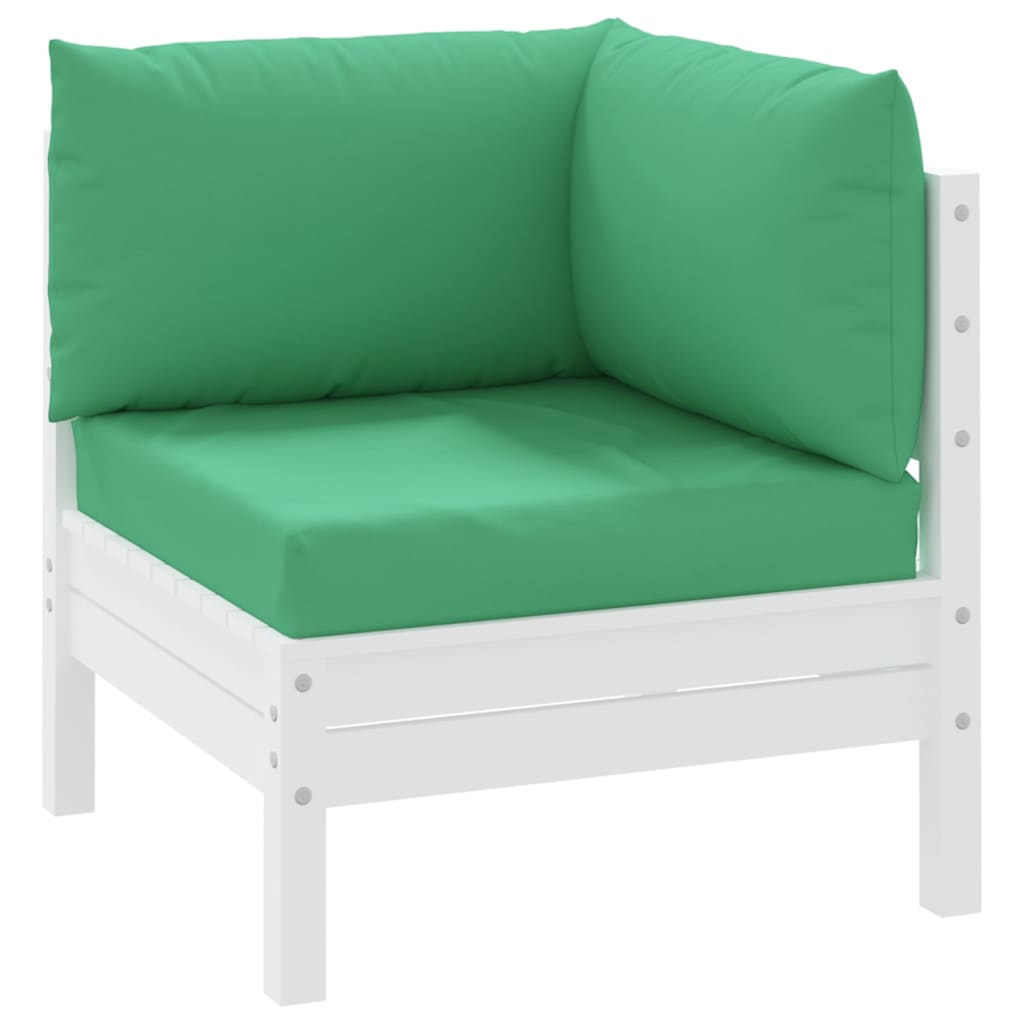 vidaXL Coussins de palette 3 pcs vert tissu oxford