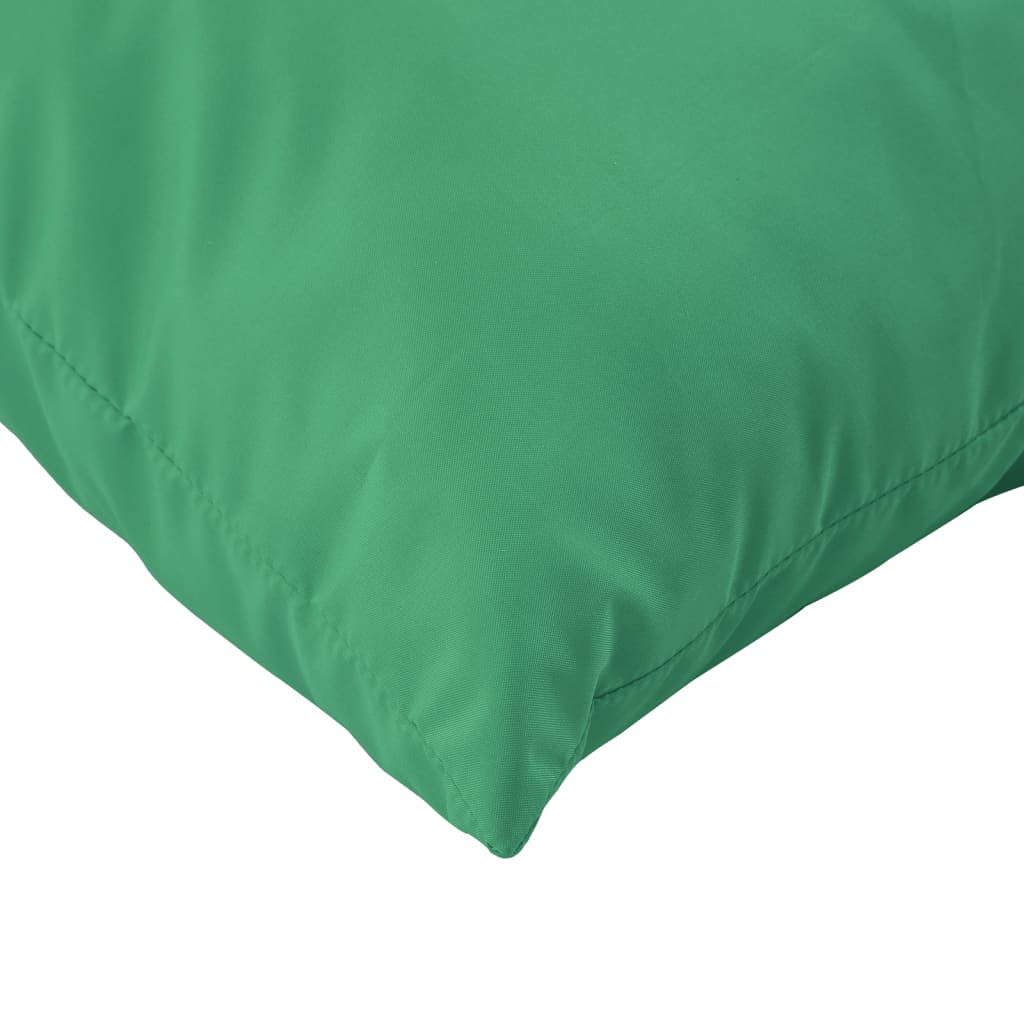 vidaXL Coussins de palette 3 pcs vert tissu oxford