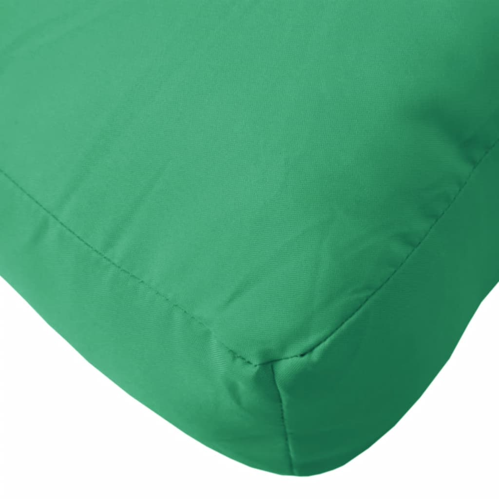 vidaXL Coussins de palette 3 pcs vert tissu oxford