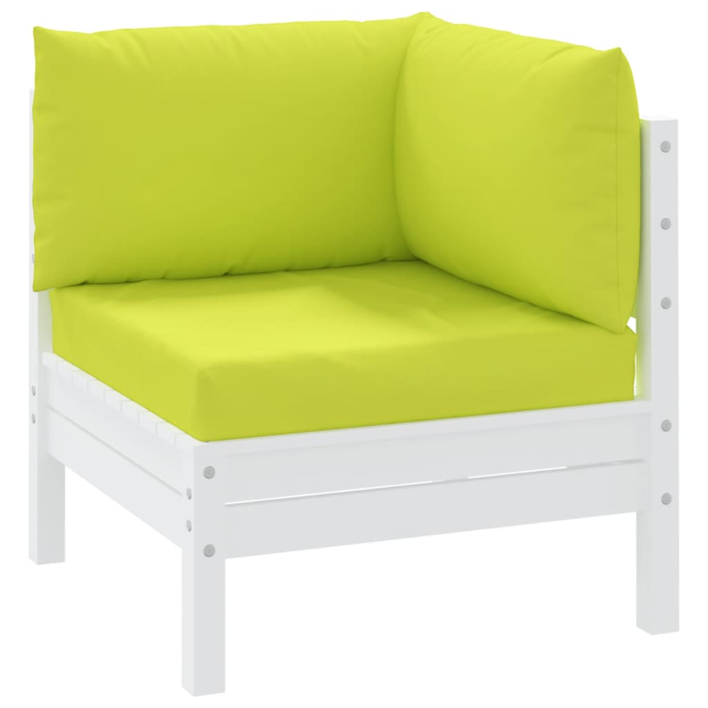 vidaXL Coussins de palette 3 pcs vert vif tissu oxford