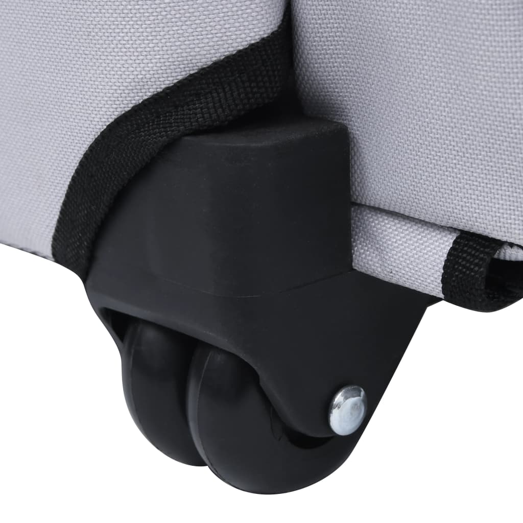 vidaXL Chariot polyvalent pliable pour animaux de compagnie Gris