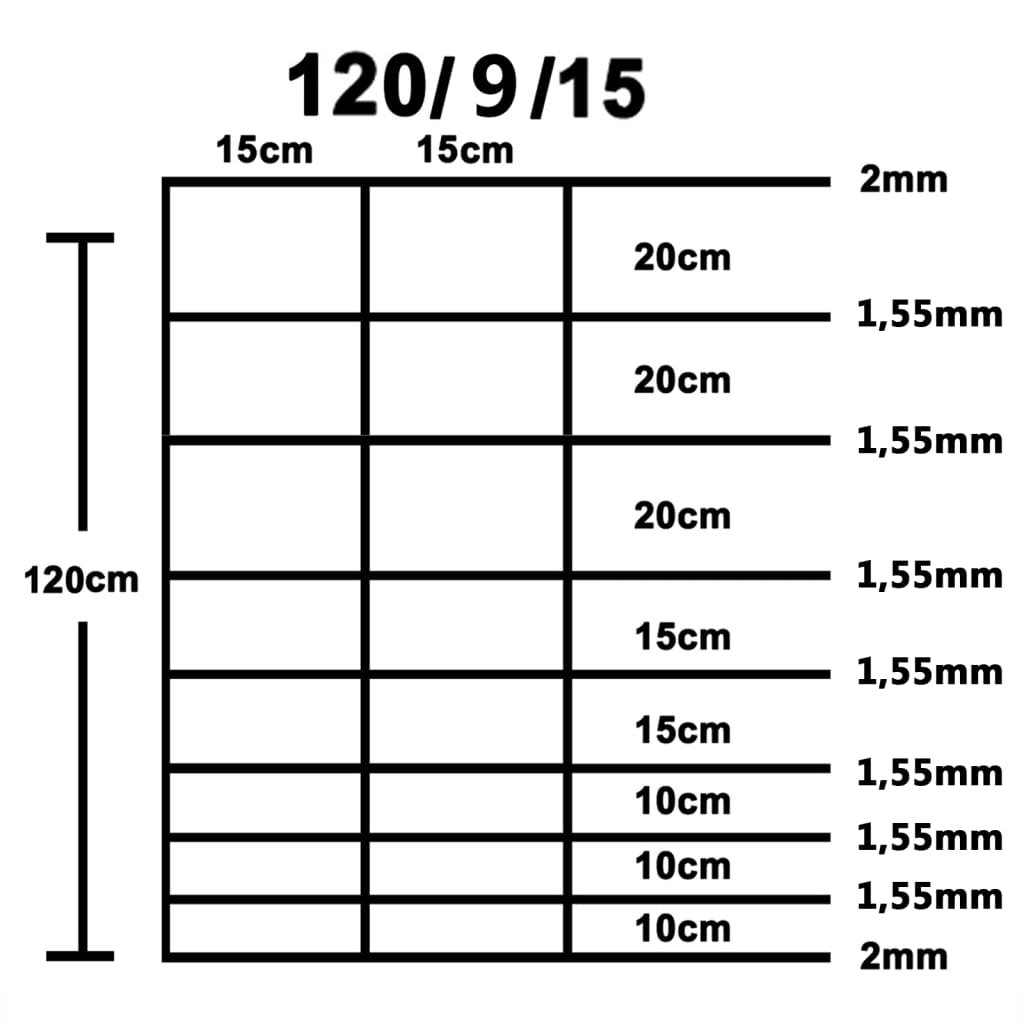 vidaXL Clôture de jardin Acier galvanisé 50x1,2 m Argenté