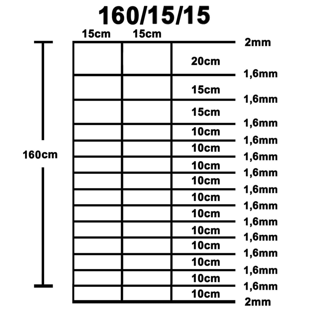 vidaXL Clôture de jardin Acier galvanisé Argenté 50x1,6 m