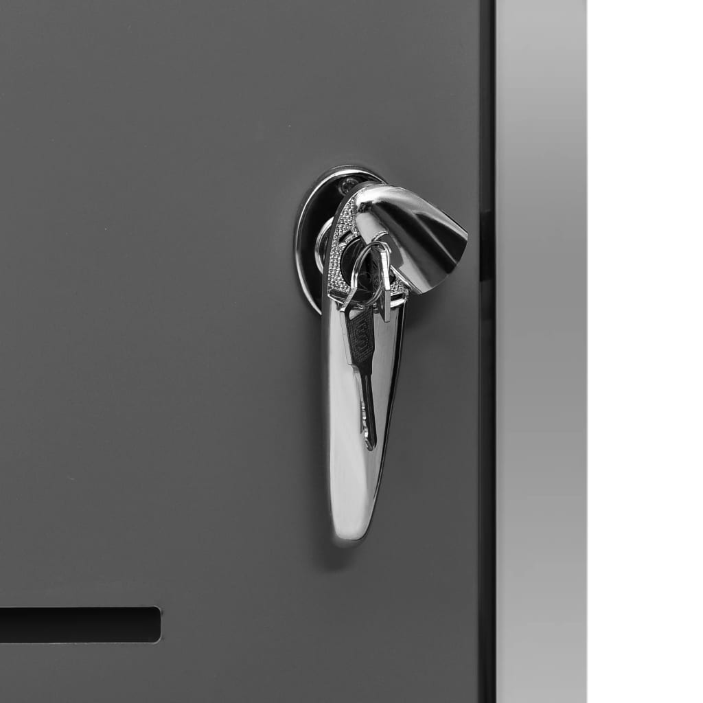 vidaXL Abri pour poubelle 69x77,5x112,5 cm Inox