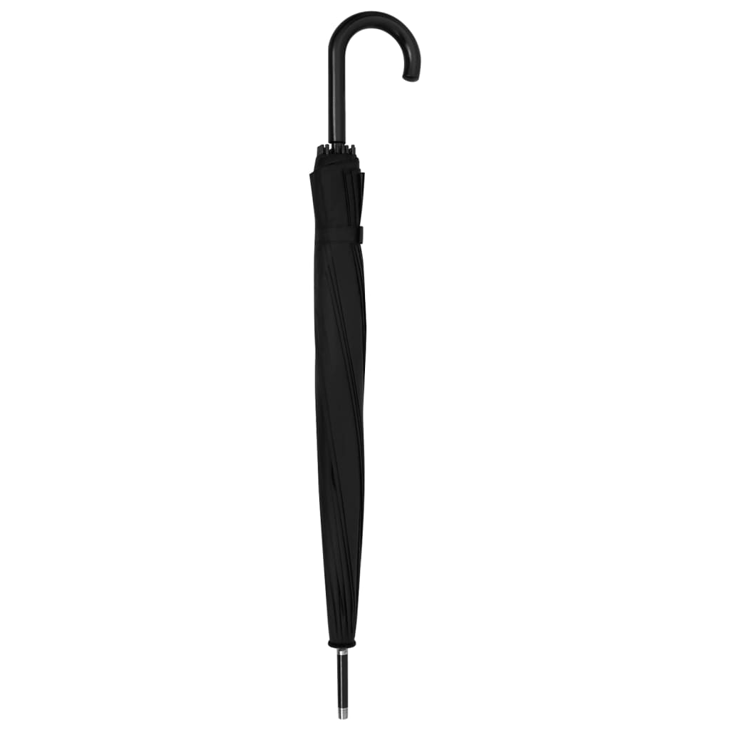 vidaXL Parapluie automatique Noir 105 cm