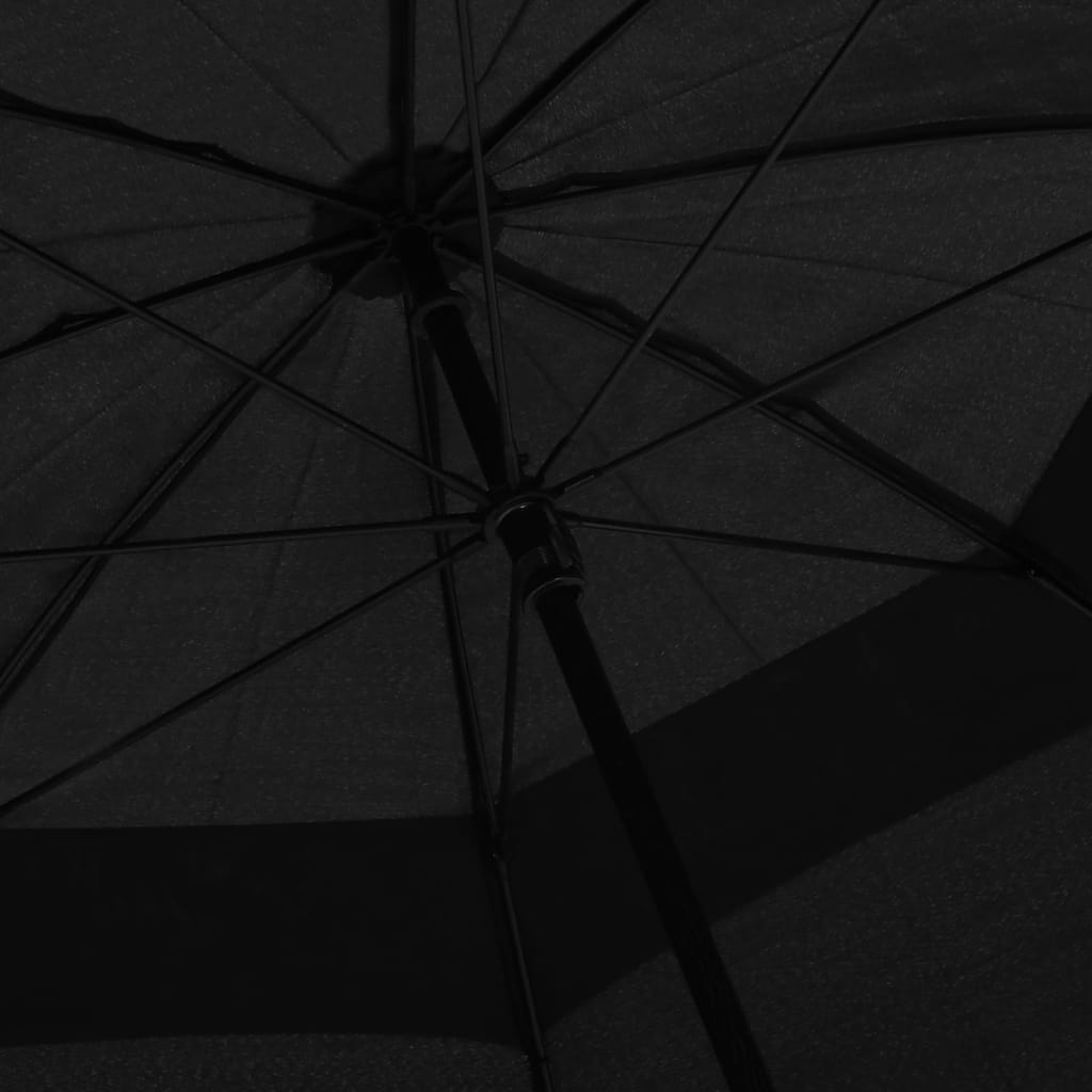 vidaXL Parapluie Noir 130 cm