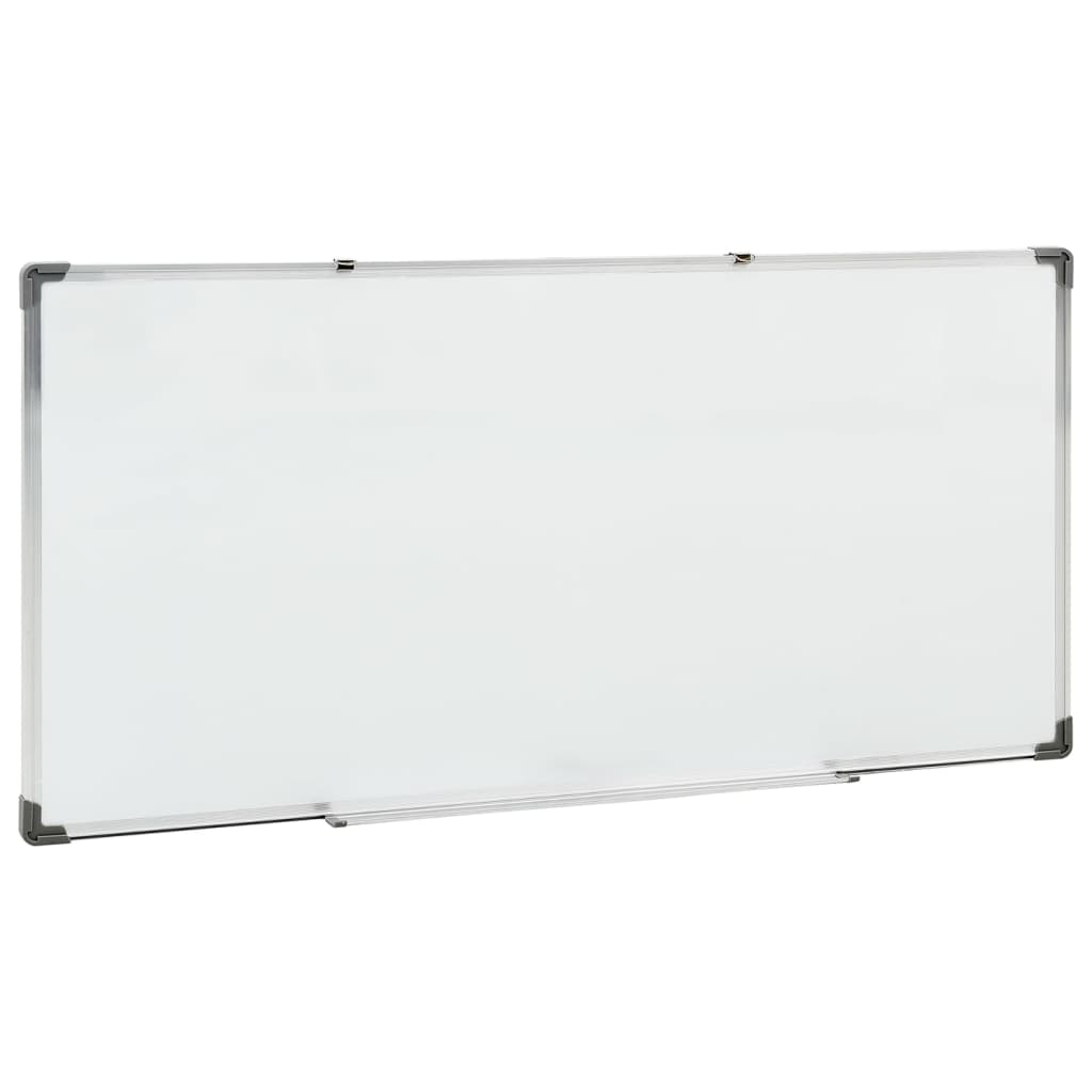vidaXL Tableau blanc magnétique Blanc 110x60 cm Acier