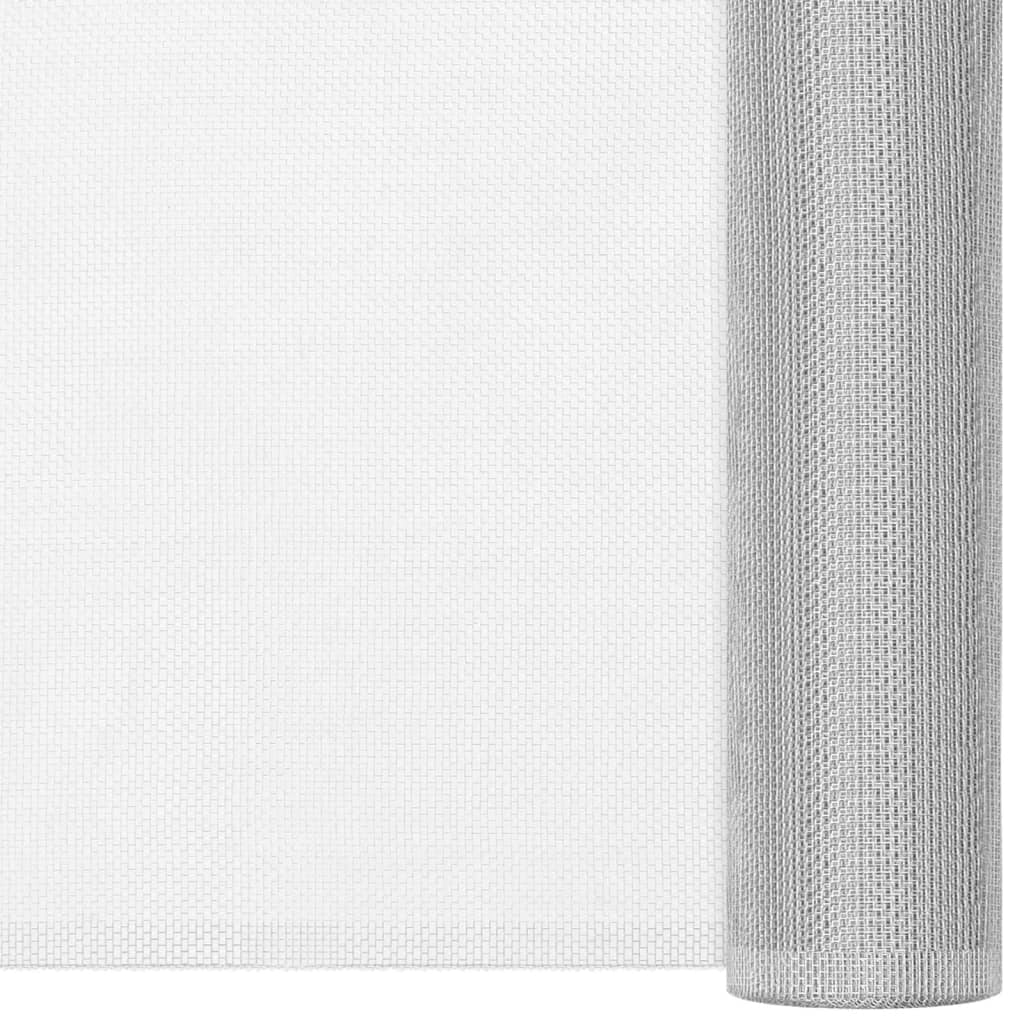 vidaXL Écran en treillis Aluminium 60x500 cm Argenté