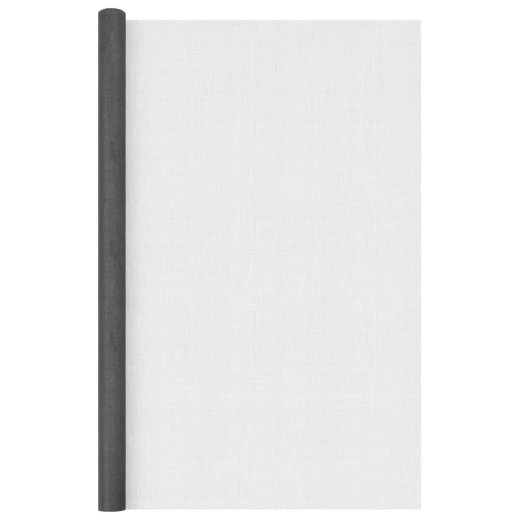 vidaXL Écran en treillis Fibre de verre 112x500 cm Noir