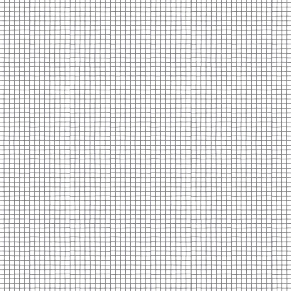 vidaXL Écran en treillis Fibre de verre 112x500 cm Gris