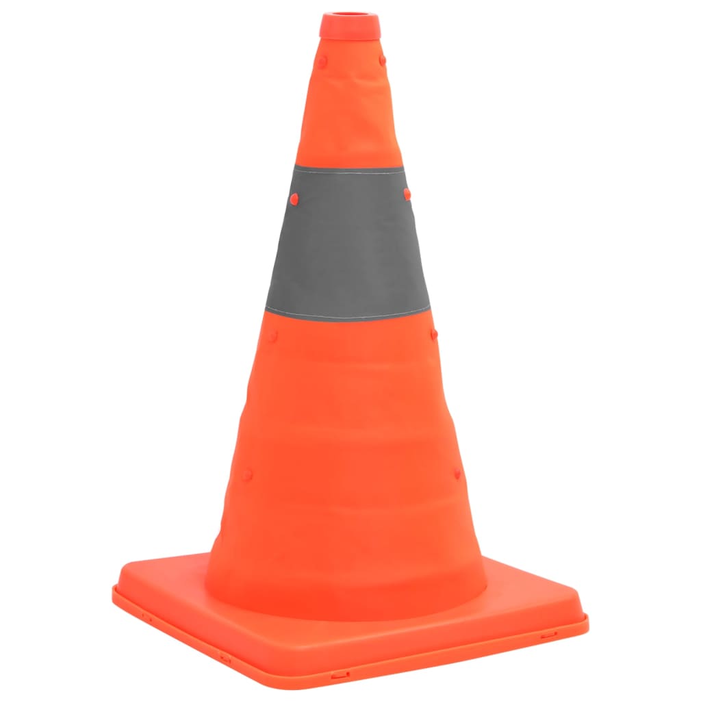 vidaXL Cônes de signalisation escamotables 10 pcs 42 cm