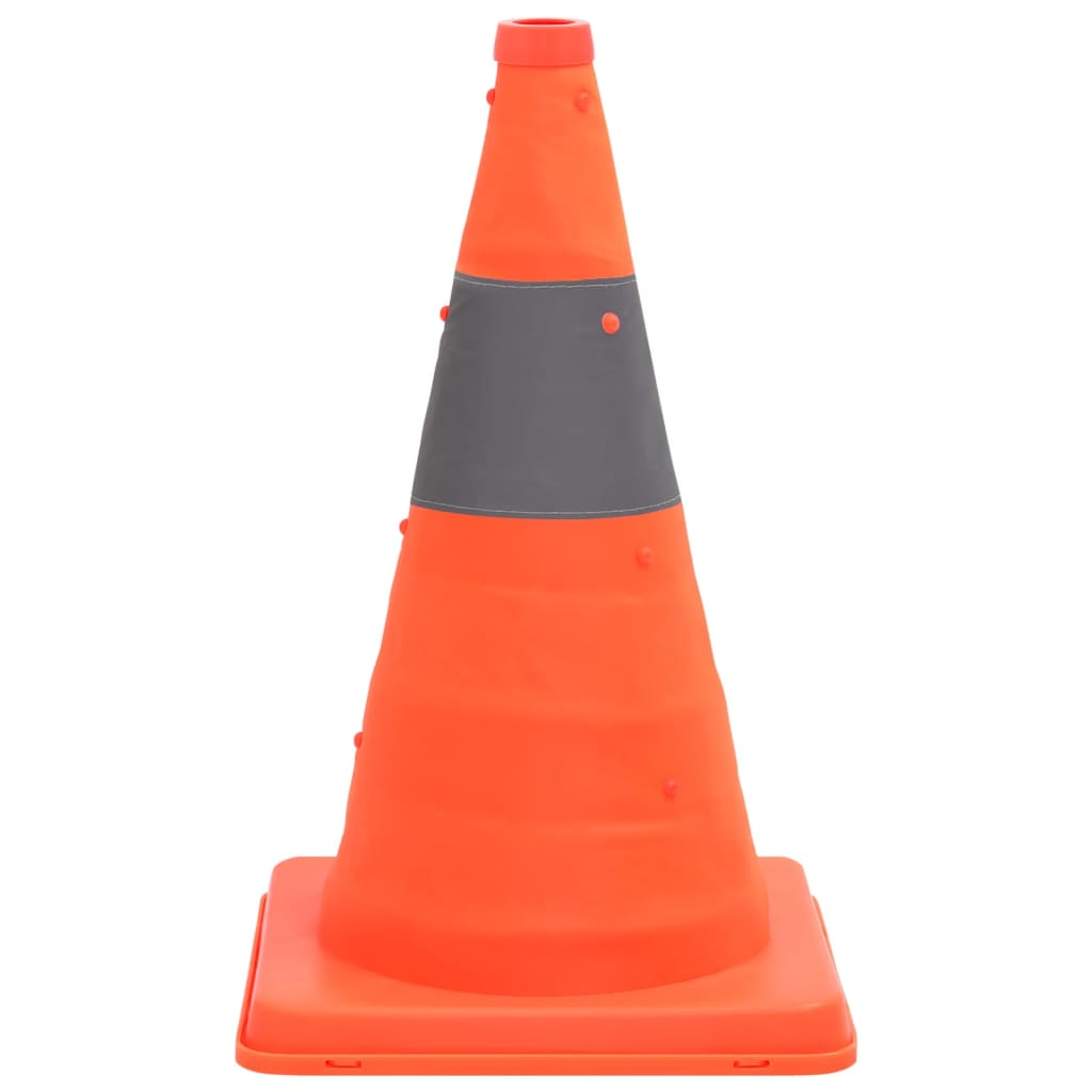 vidaXL Cônes de signalisation escamotables 10 pcs 42 cm