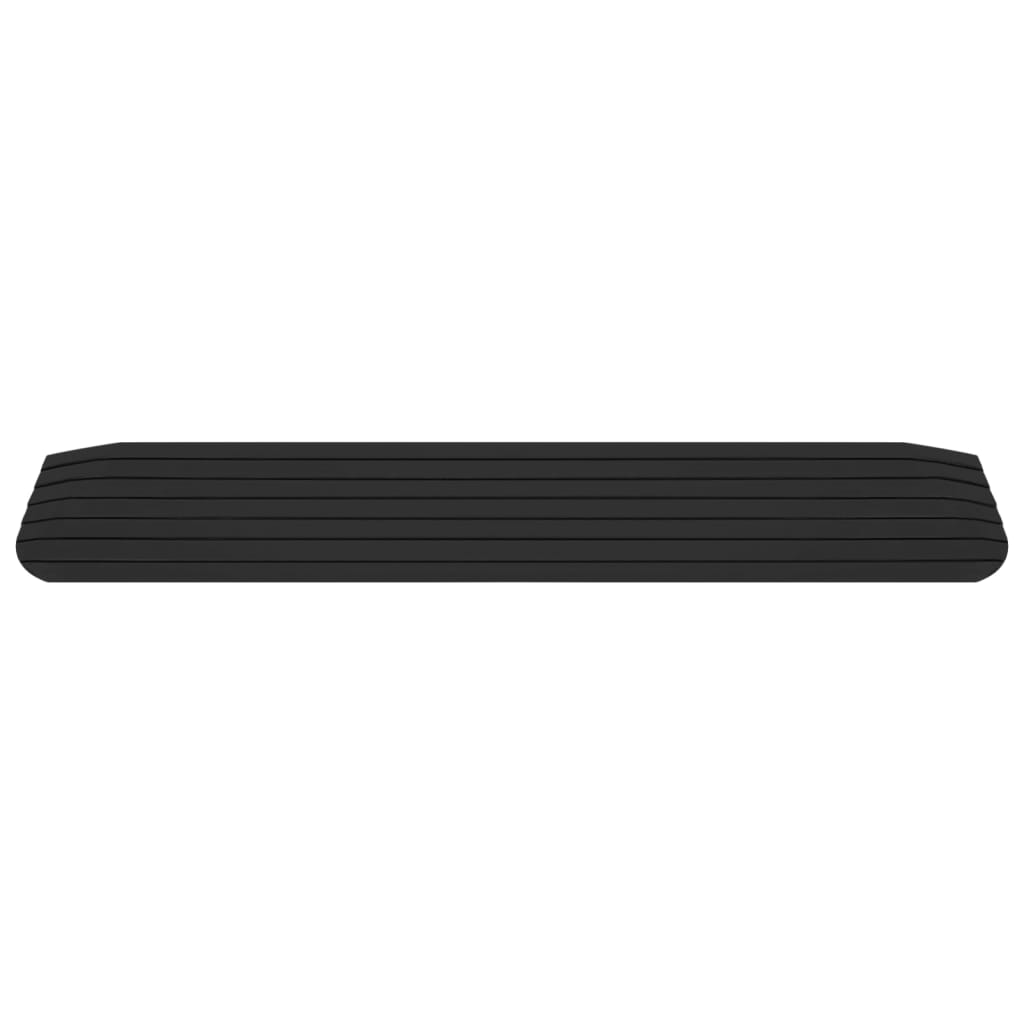 vidaXL Rampe de seuil 110x21x2,5 cm Caoutchouc
