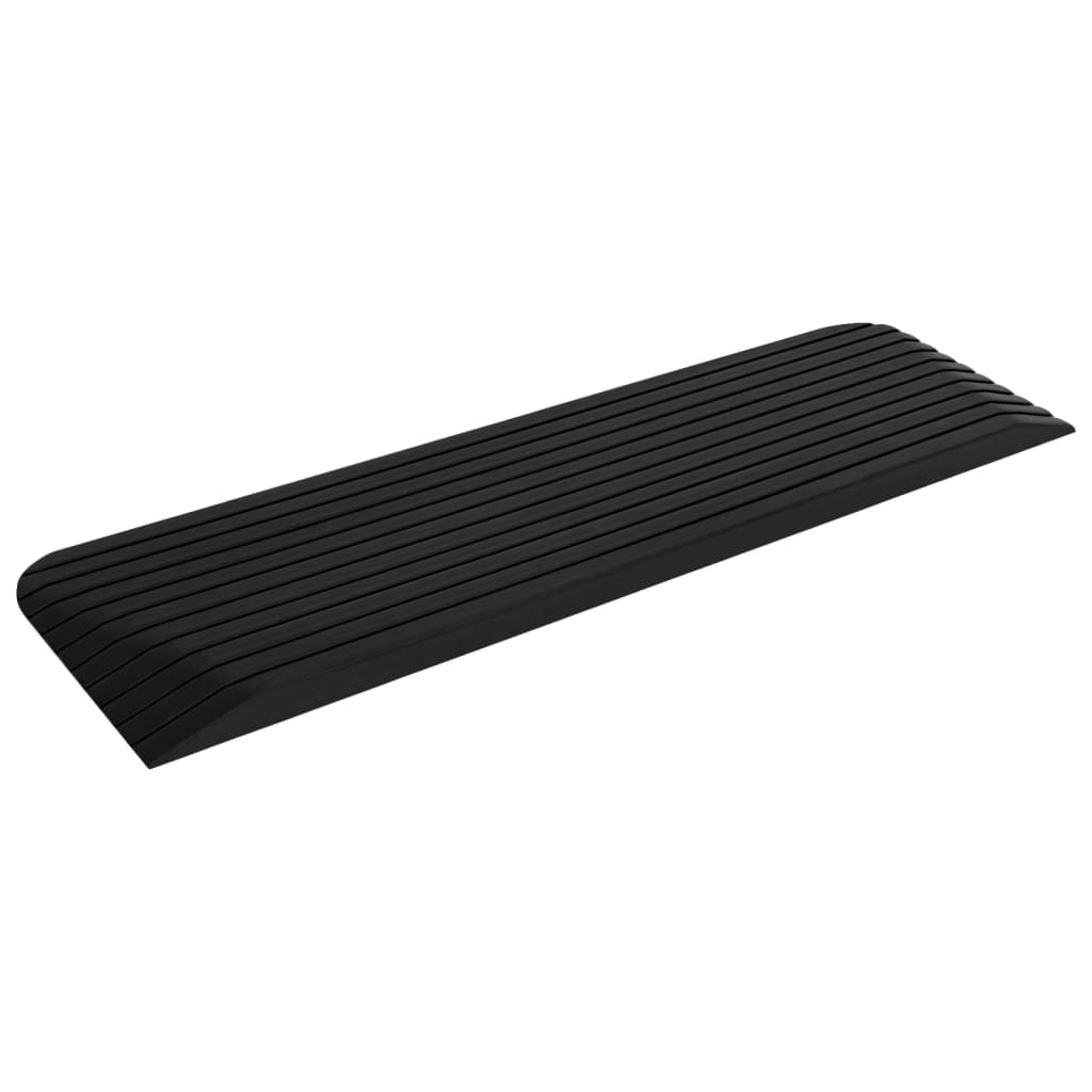 vidaXL Rampe de seuil 110x32x3,8 cm Caoutchouc