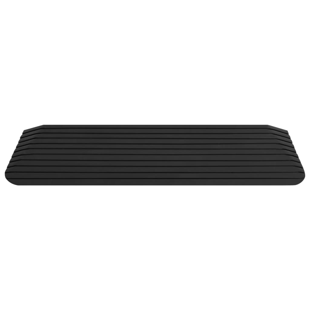 vidaXL Rampe de seuil 110x32x3,8 cm Caoutchouc