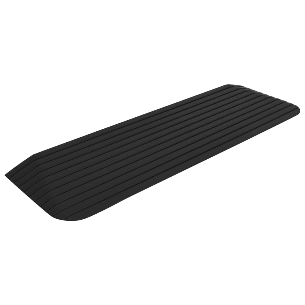 vidaXL Rampe de seuil 110x32x3,8 cm Caoutchouc