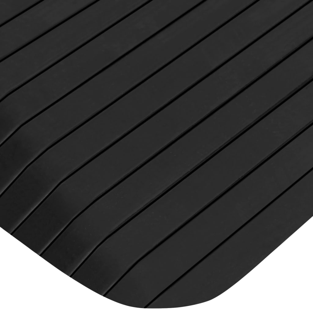 vidaXL Rampe de seuil 110x32x3,8 cm Caoutchouc