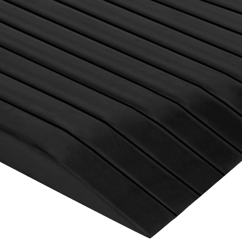 vidaXL Rampe de seuil 110x32x3,8 cm Caoutchouc