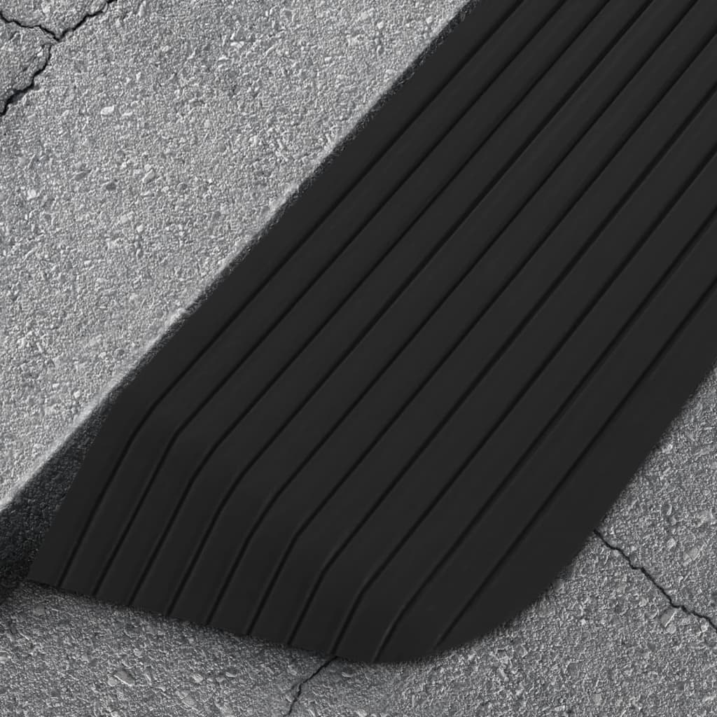 vidaXL Rampes de seuil 2 pcs 110x32x3,8 cm Caoutchouc