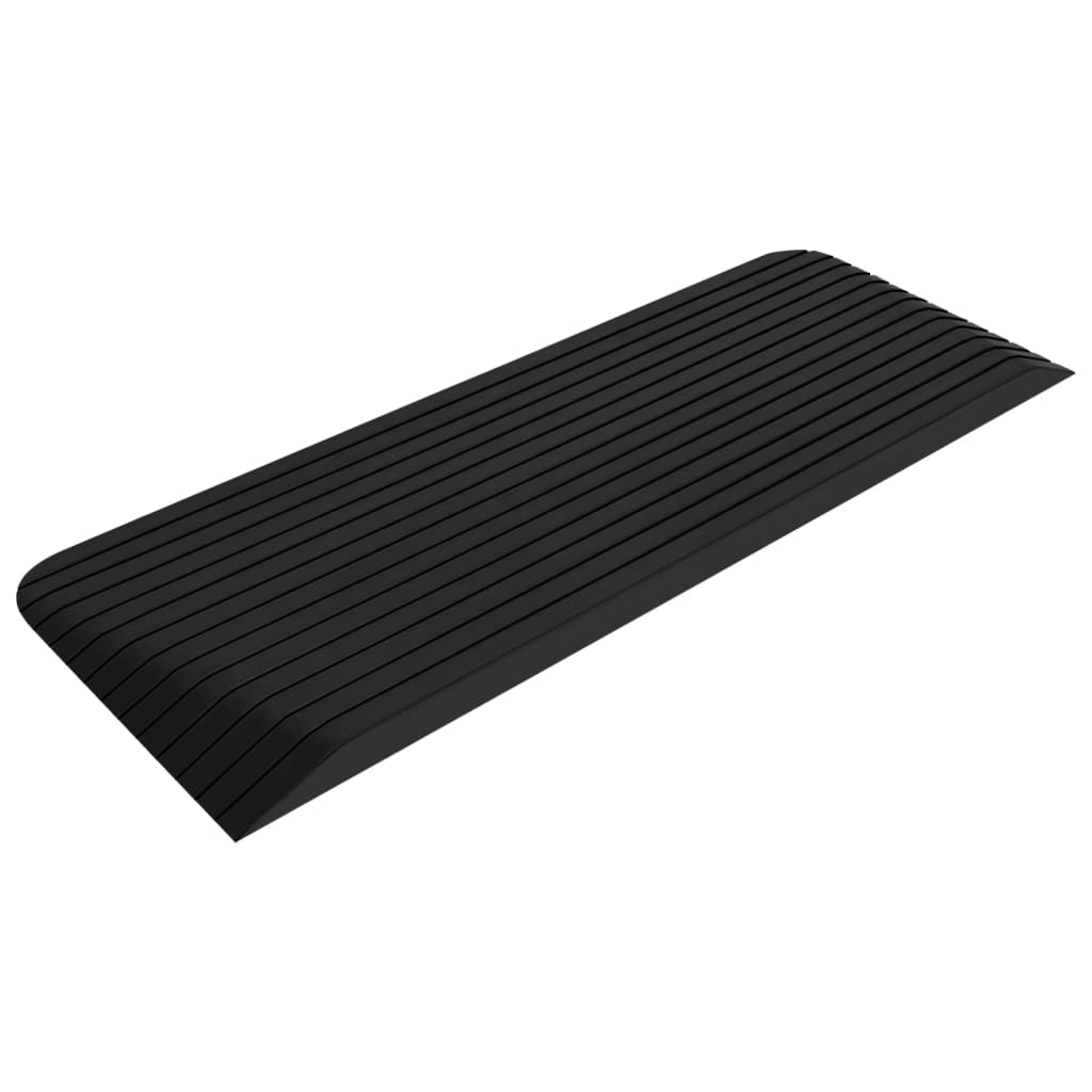 vidaXL Rampe de seuil 110x41x5 cm Caoutchouc
