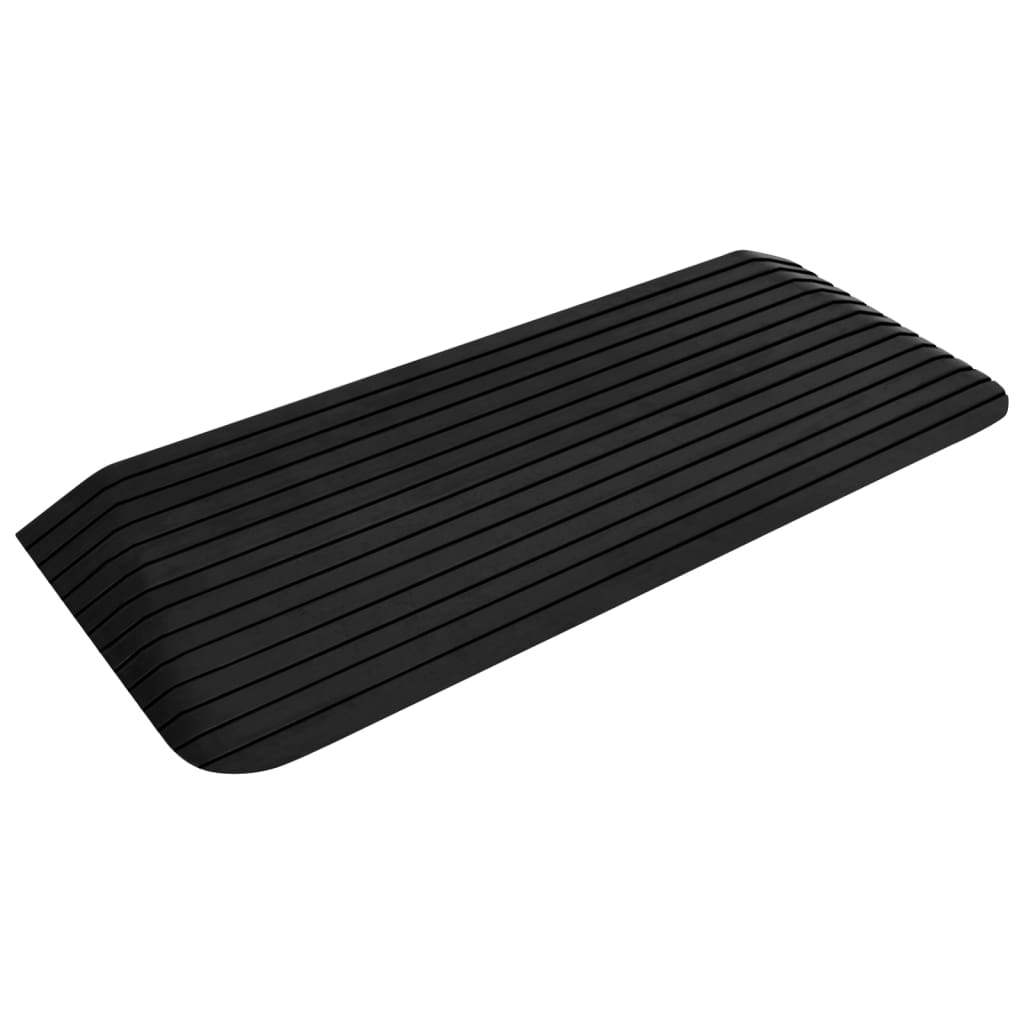 vidaXL Rampe de seuil 110x41x5 cm Caoutchouc