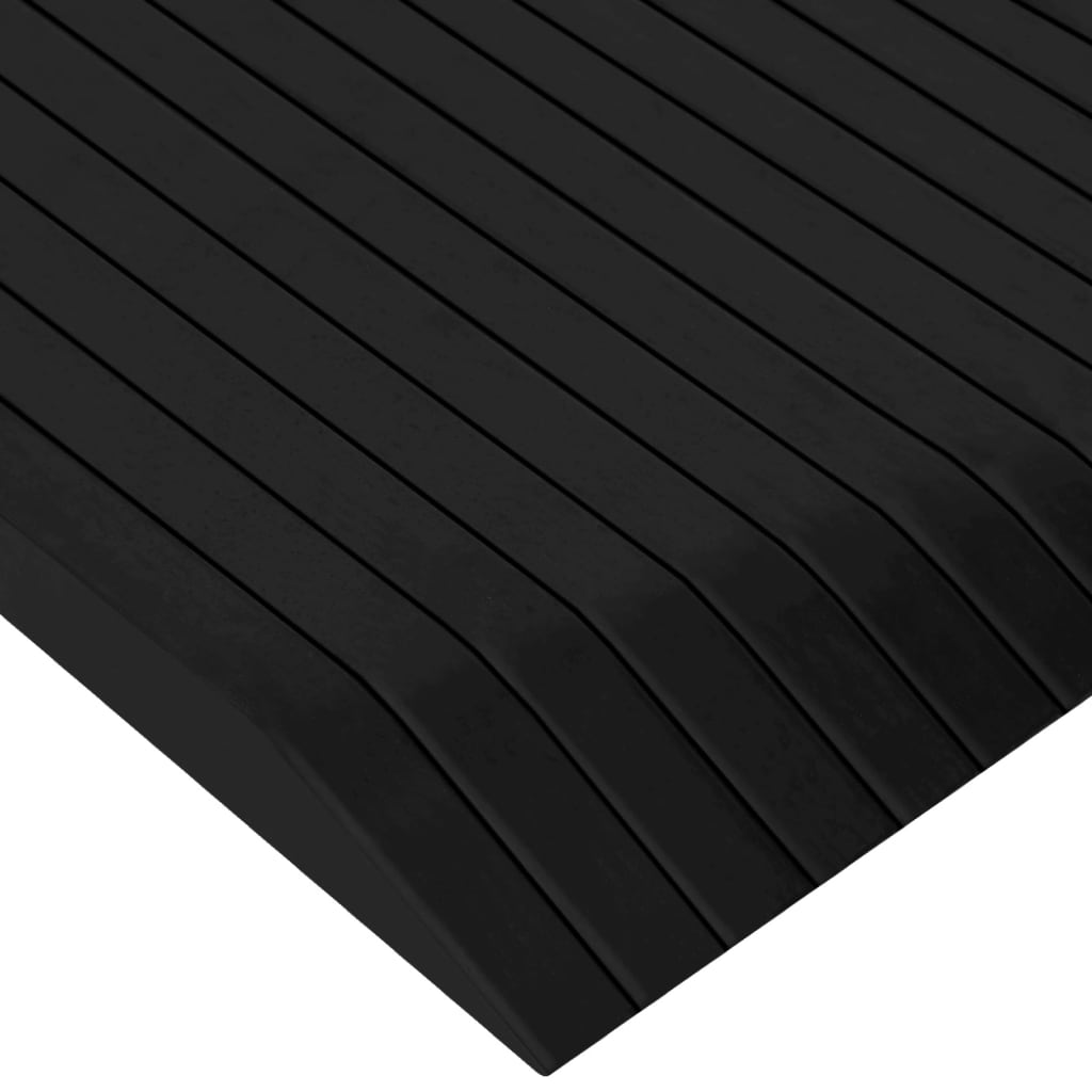 vidaXL Rampes de seuil 2 pcs 110x41x5 cm Caoutchouc